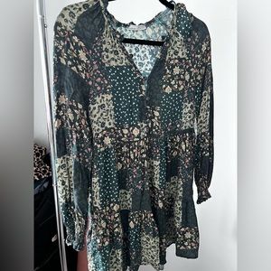 Pull & Bear Boho Flowy Top